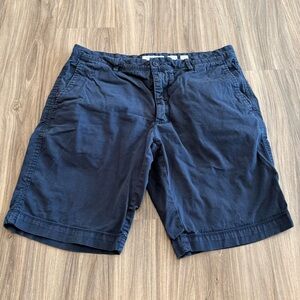 Ganesh Dark Blue Flat Front Shorts